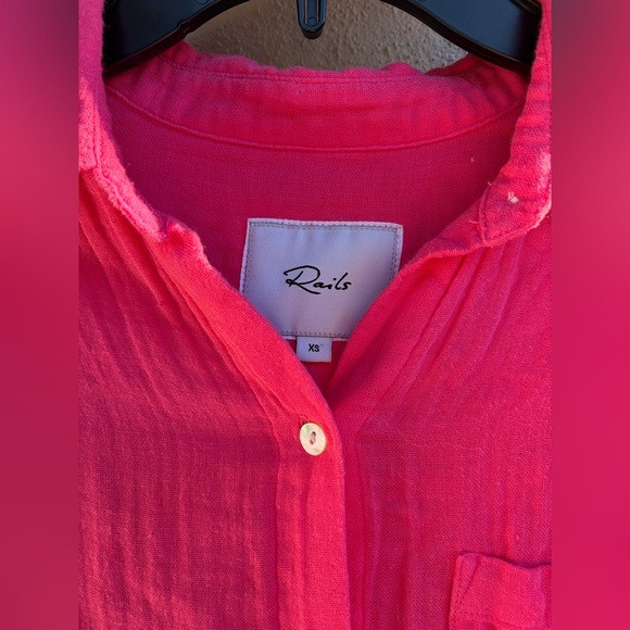 Rails Ellis Shirt Hibiscus XS - Picture 9 of 15